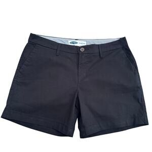 Old Navy Everyday Shorts Size 6 navy blue Casual Chino Shorts Women's